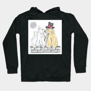 Romantic Cat Kiss Hoodie